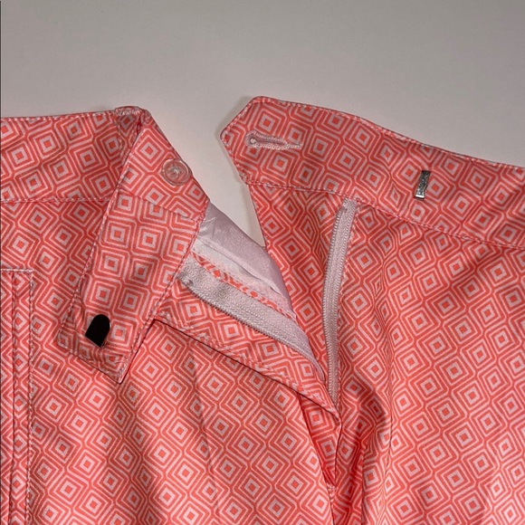 LADY HAGEN Orange and White Women's Shorts - Picture 11 of 11